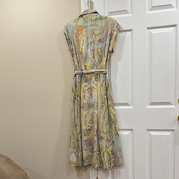 Zara Multicolor Paisley Midi Dress - Picture 2 of 4